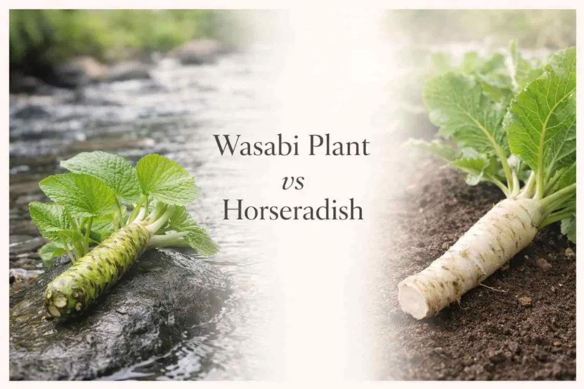 wasabi plant vs horseradish
