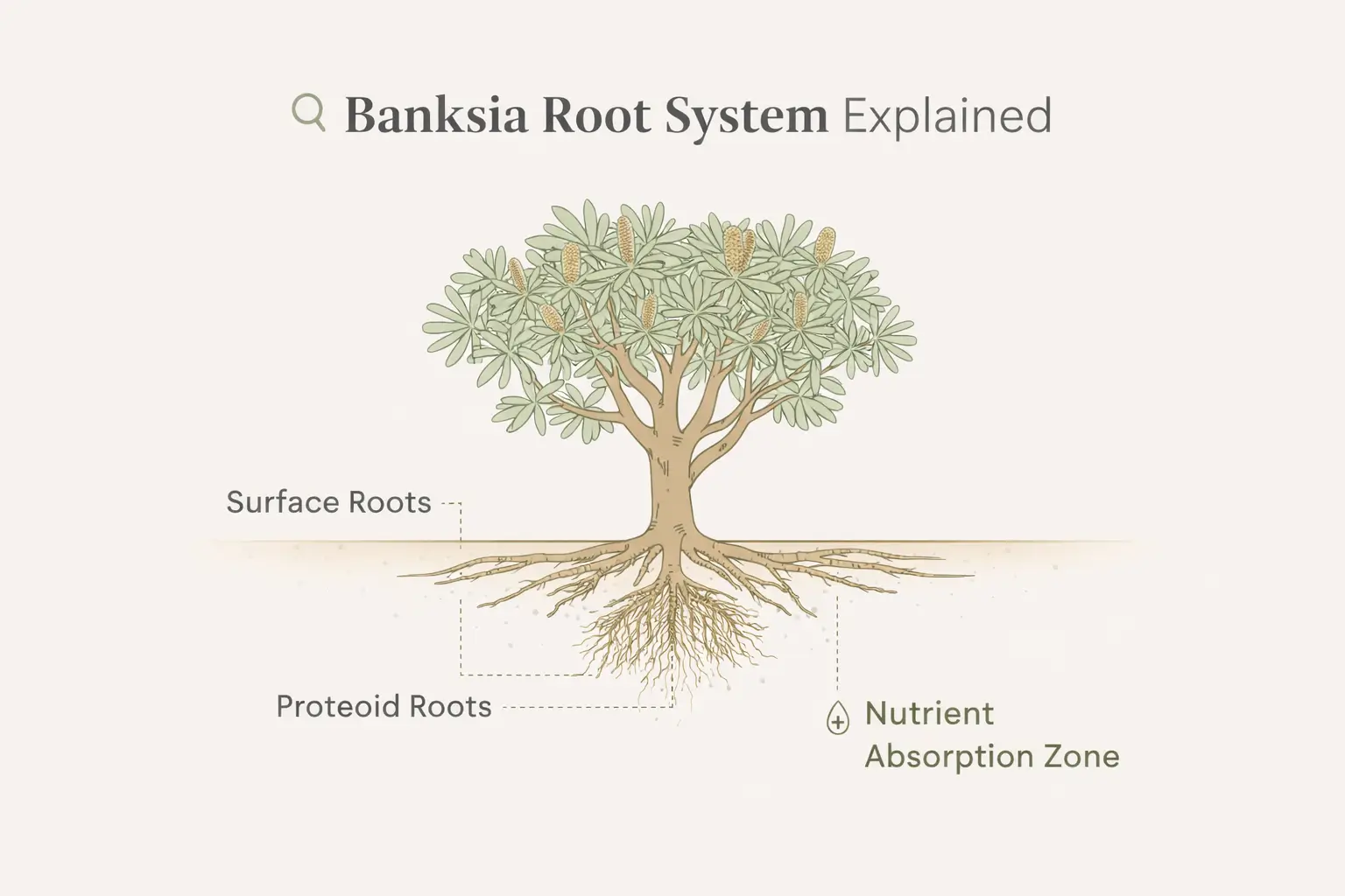 are banksia roots invasive