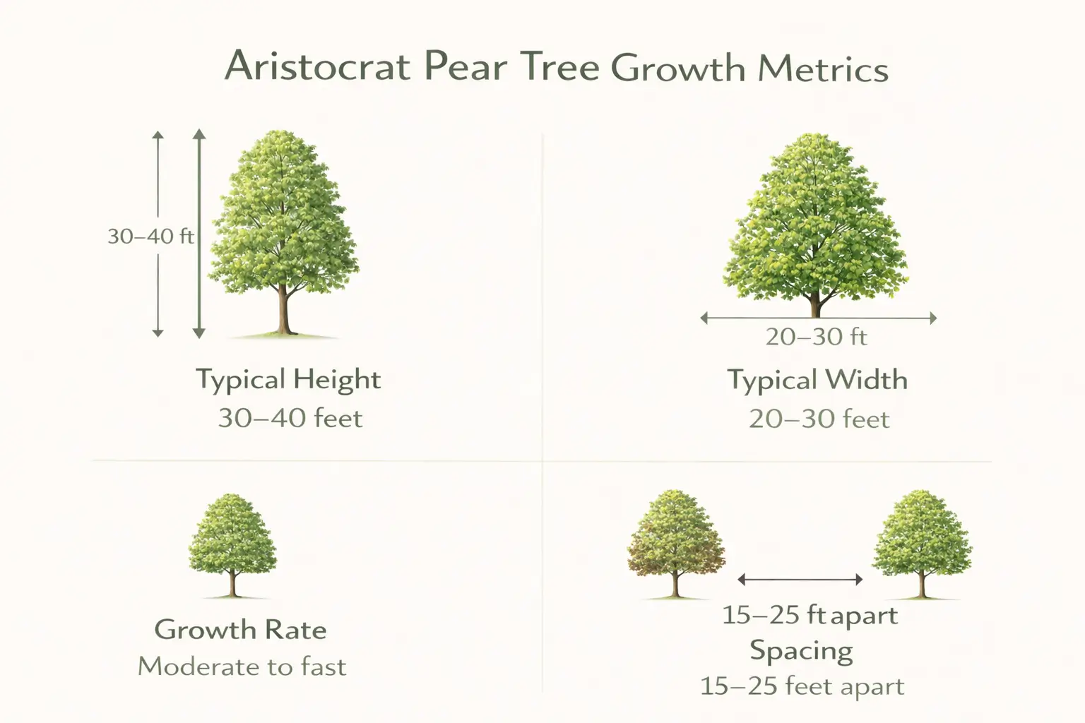 aristocrat pear tree