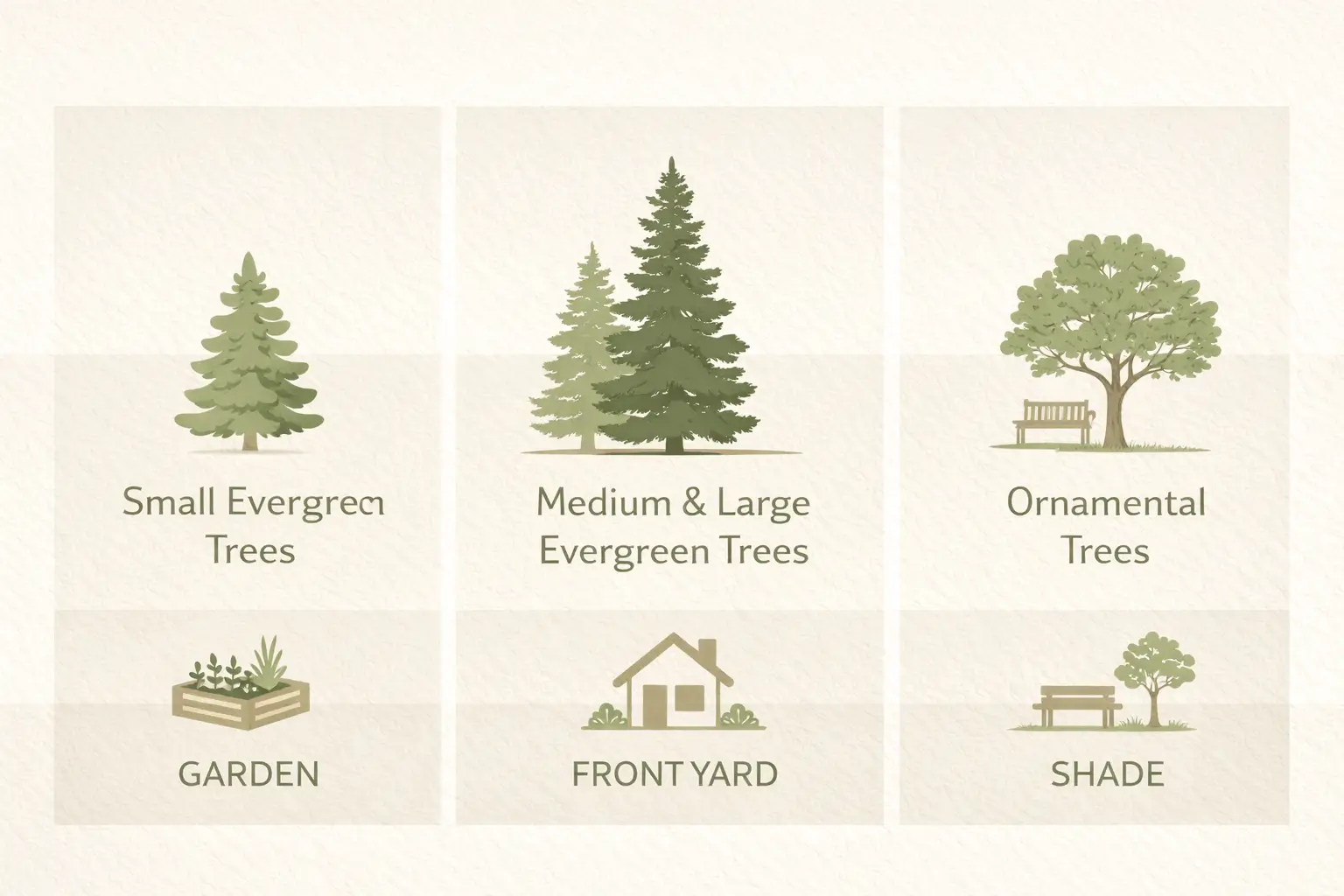 best evergreen trees