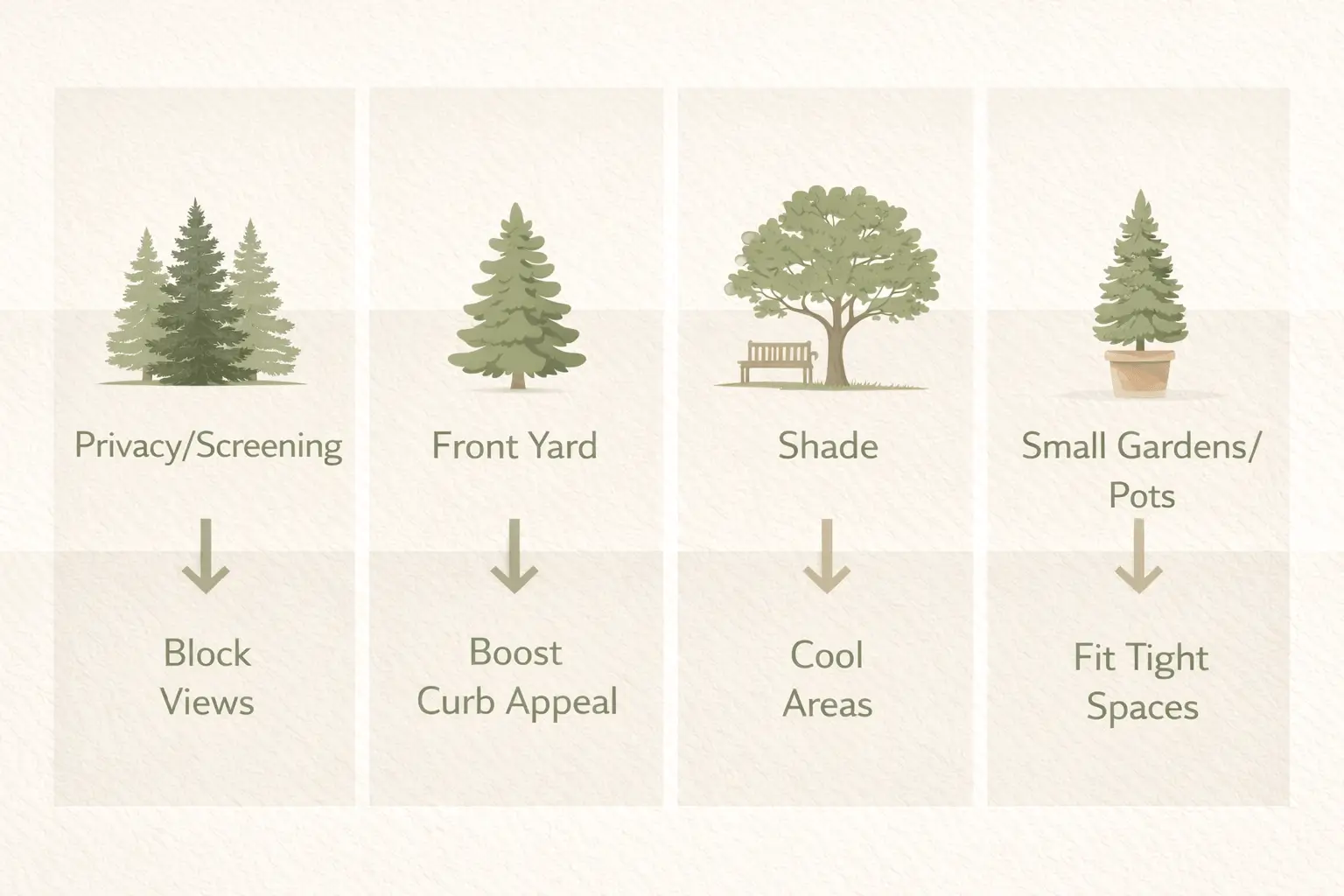 best evergreen trees