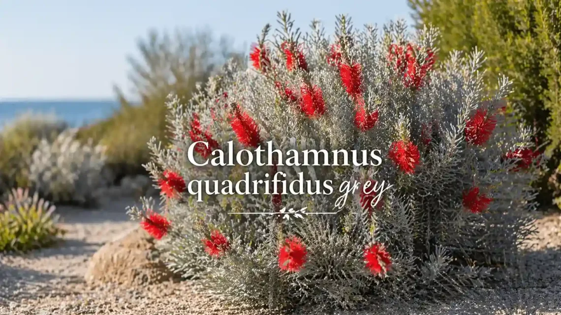 calothamnus quadrifidus grey