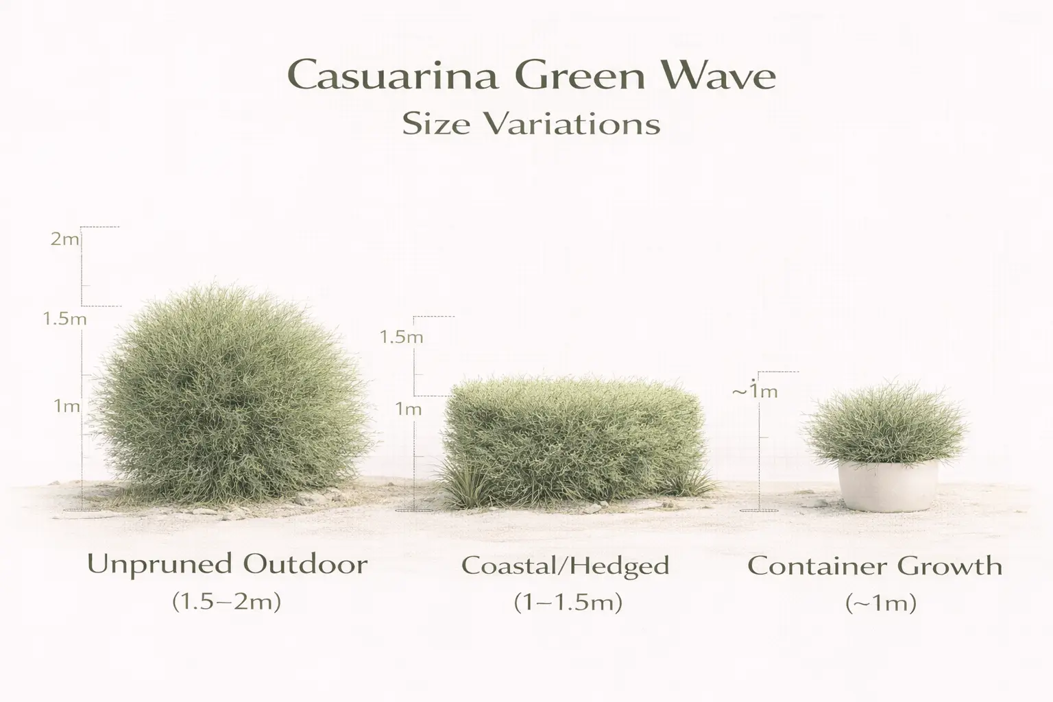 casuarina glauca green wave