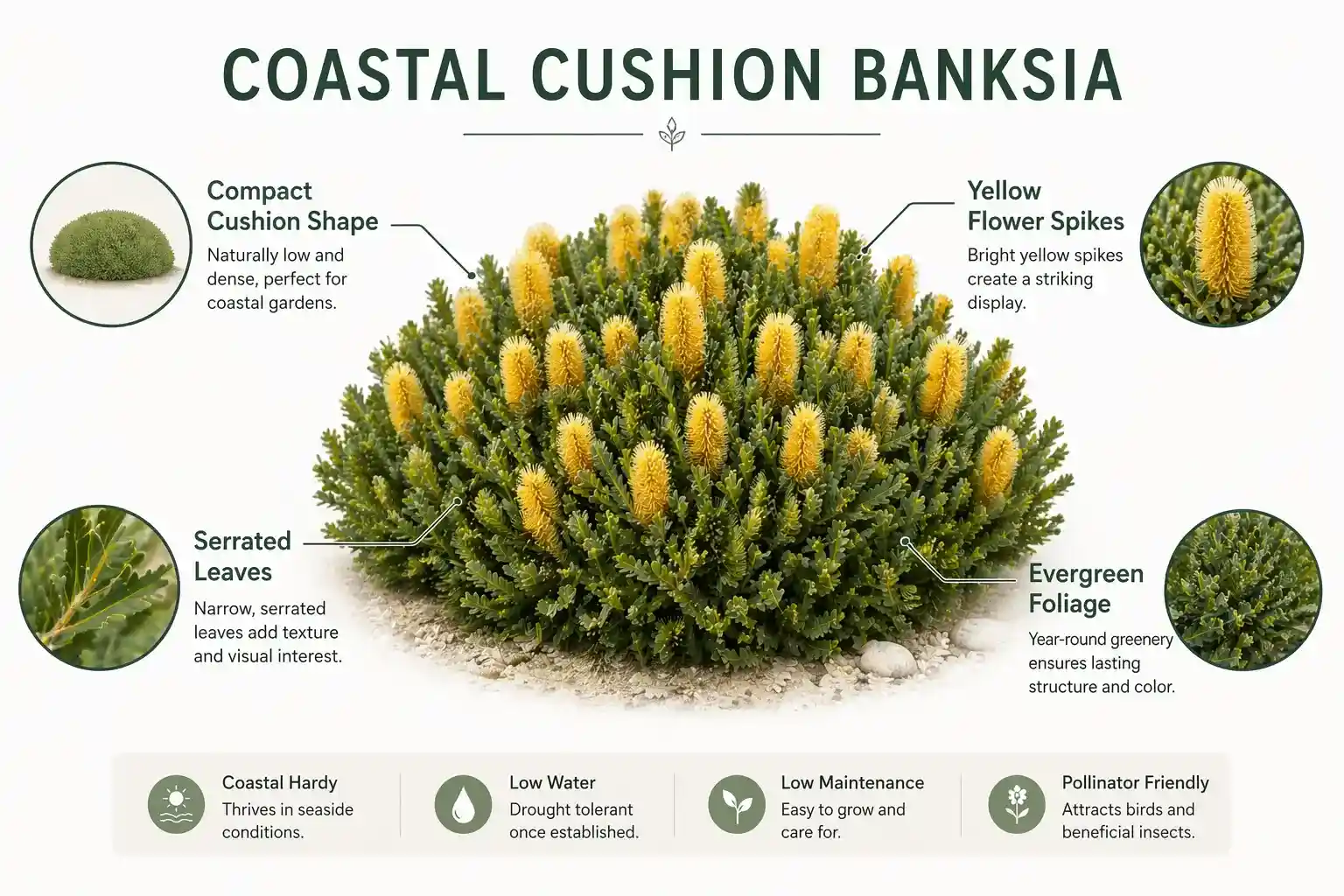 coastal cushion banksia