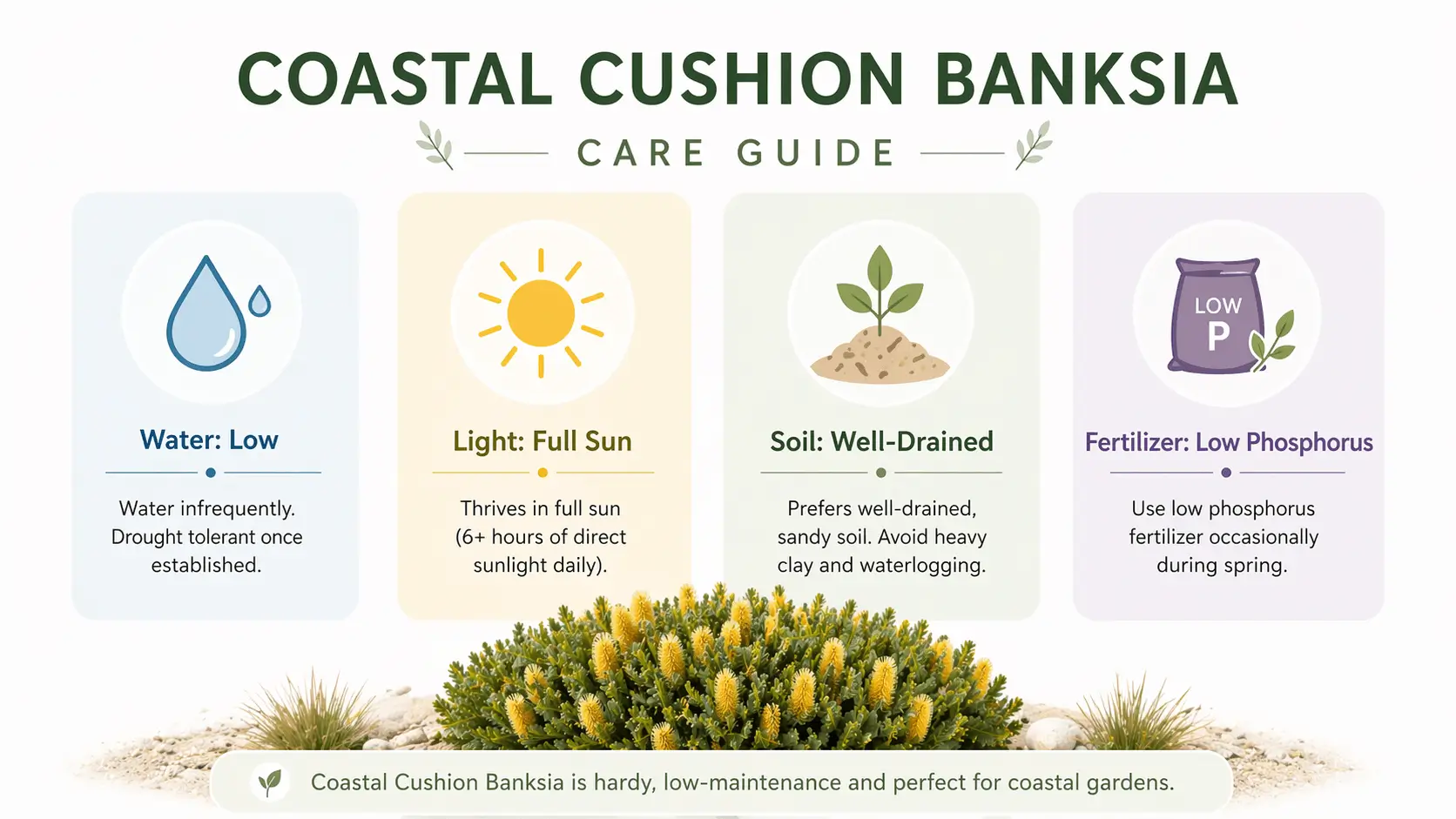 coastal cushion banksia