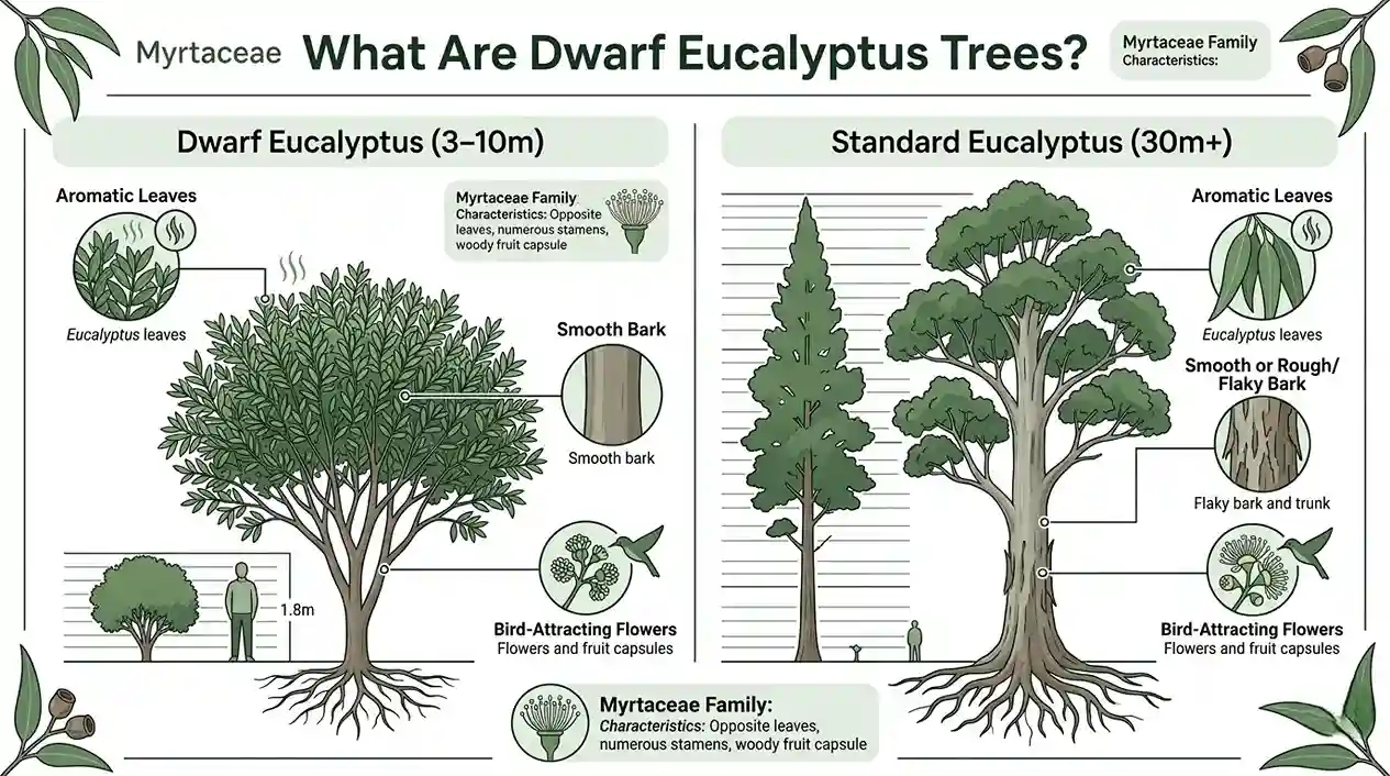 dwarf eucalyptus tree