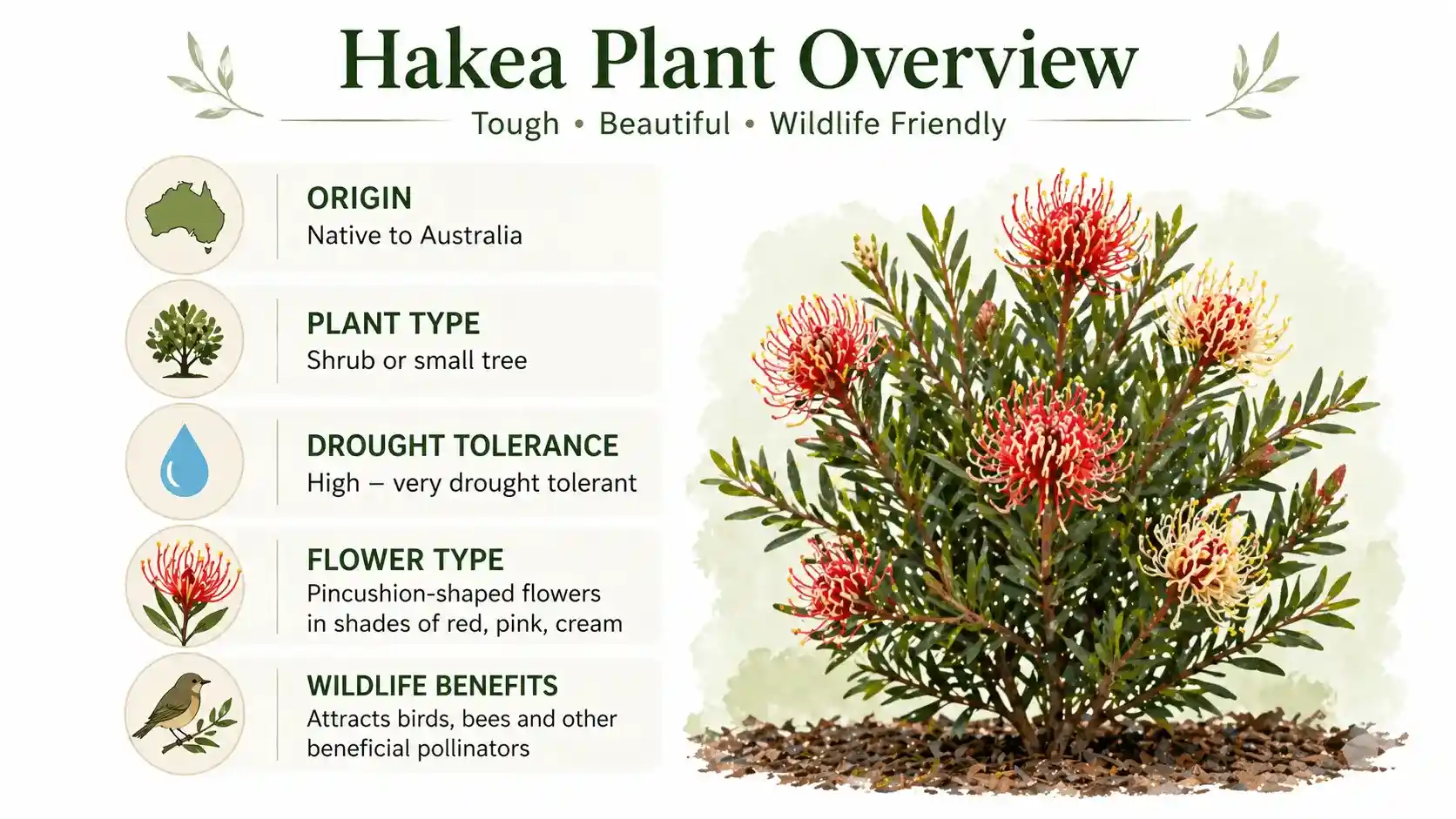 dwarf hakea laurina