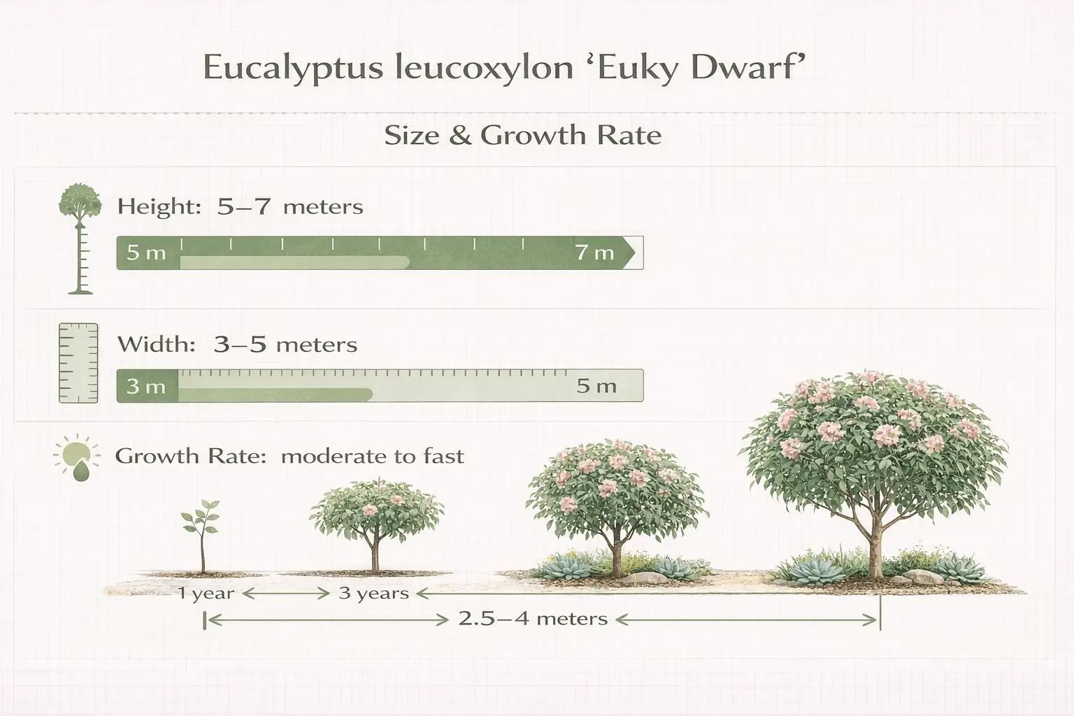eucalyptus leucoxylon ‘euky dwarf’