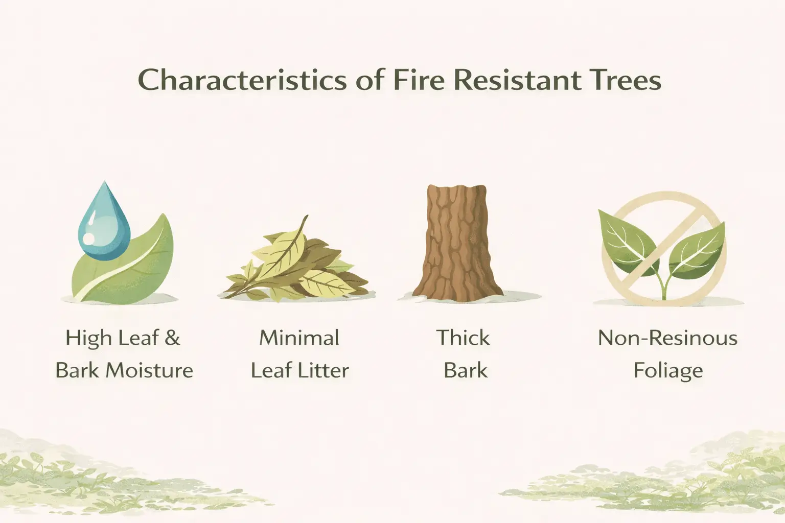 fire resistant trees australia