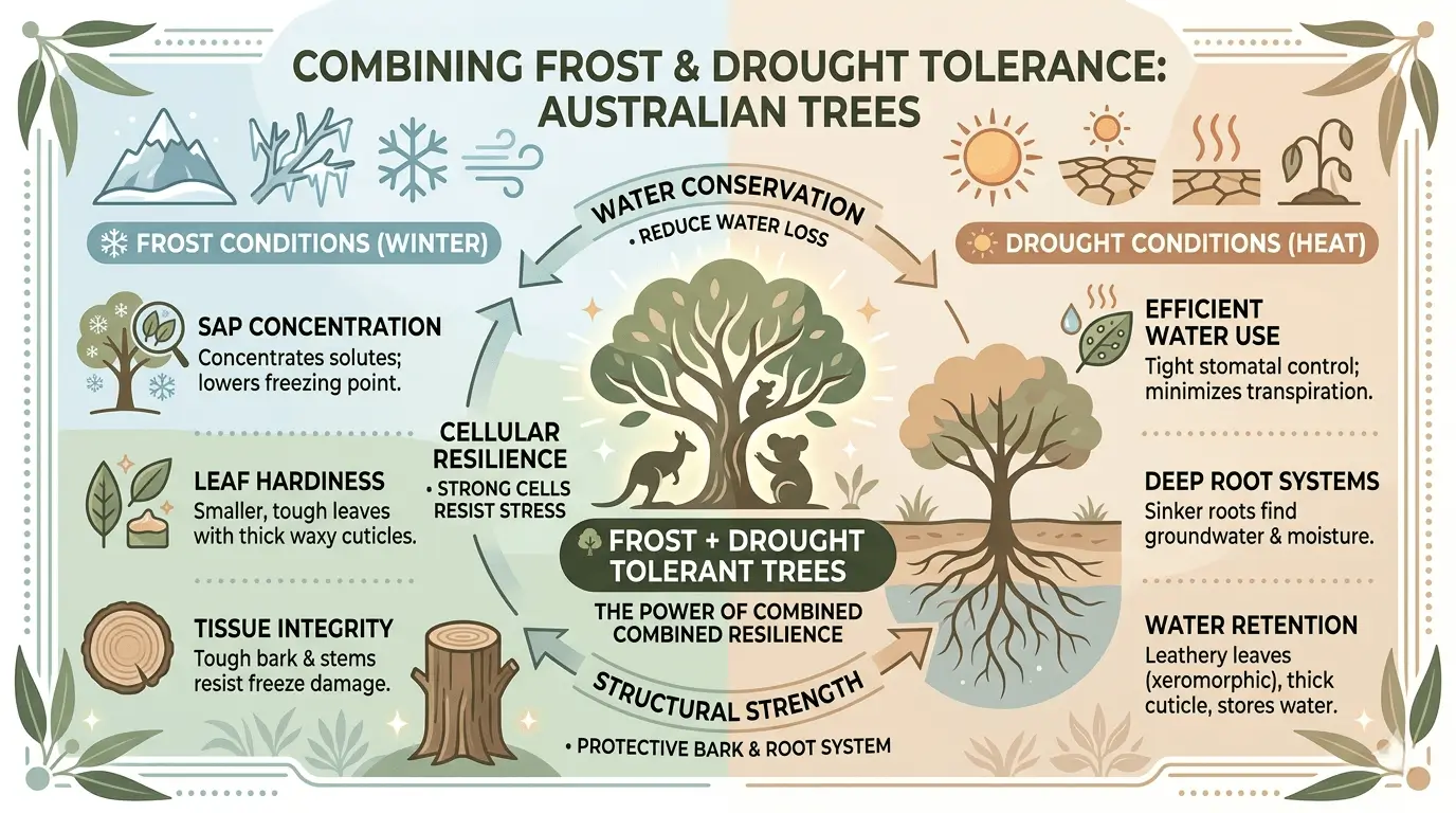 frost tolerant trees australia