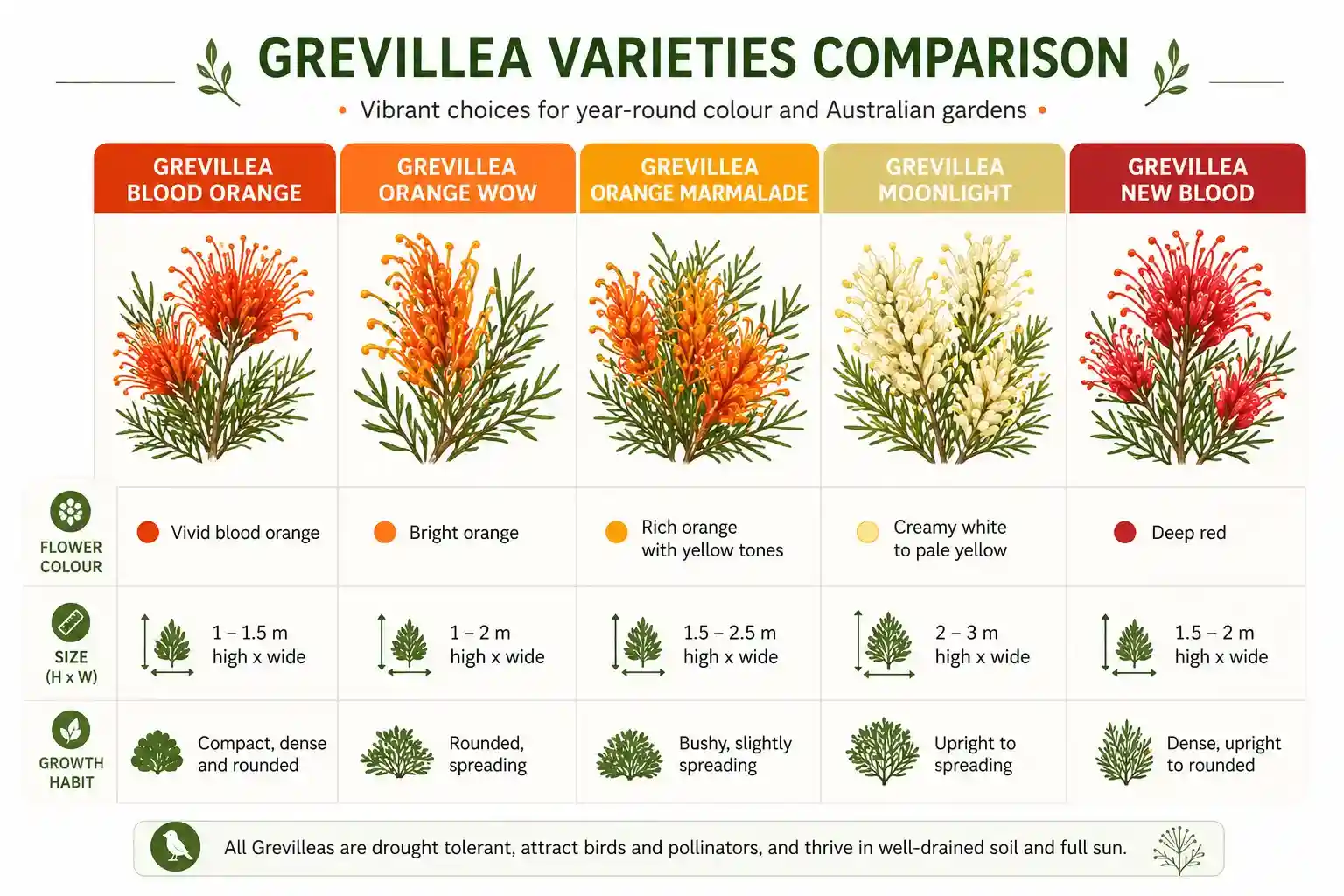 grevillea blood orange