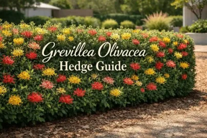 grevillea olivacea hedge