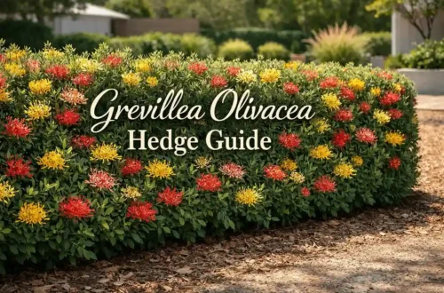 grevillea olivacea hedge