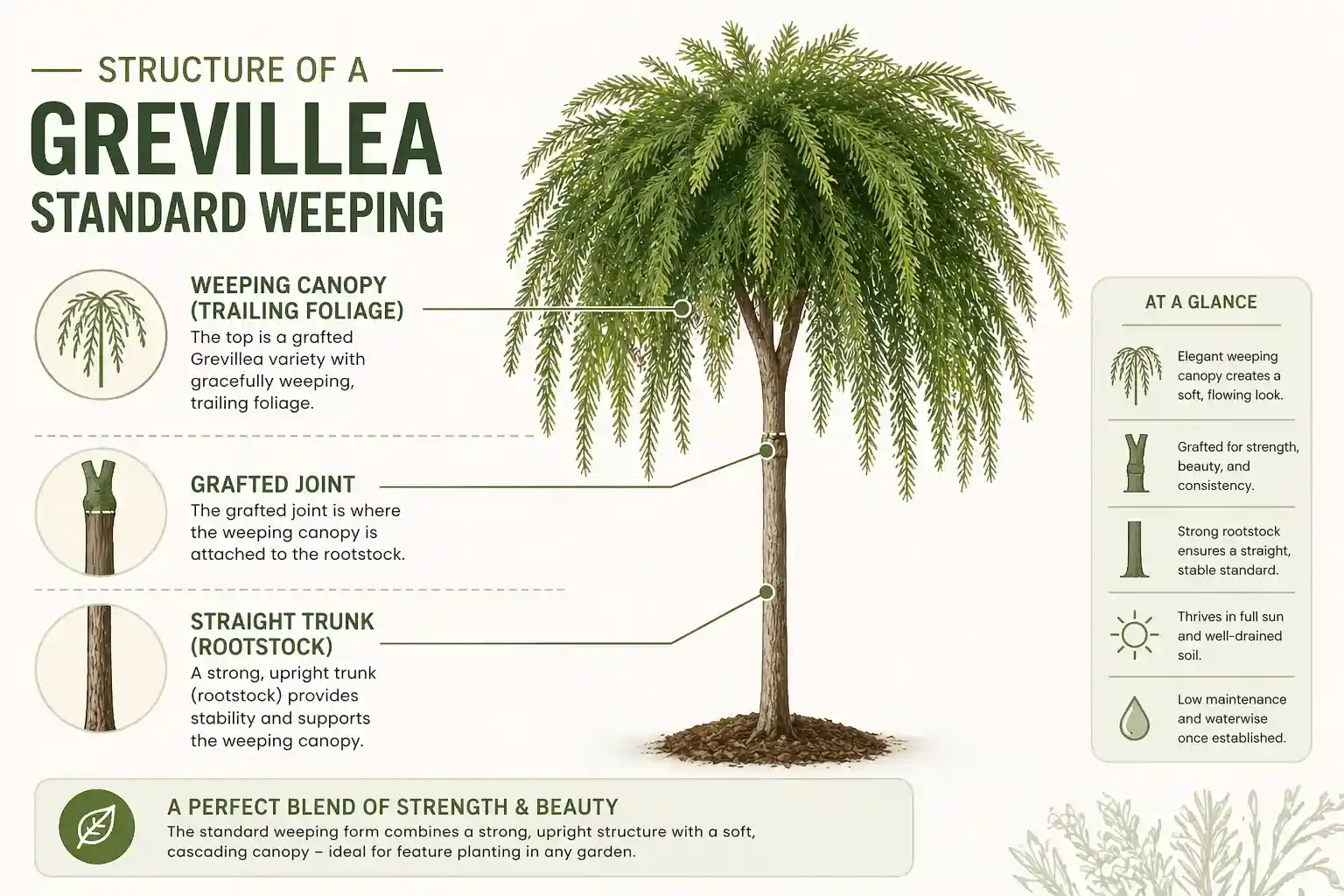 grevillea standard weeping