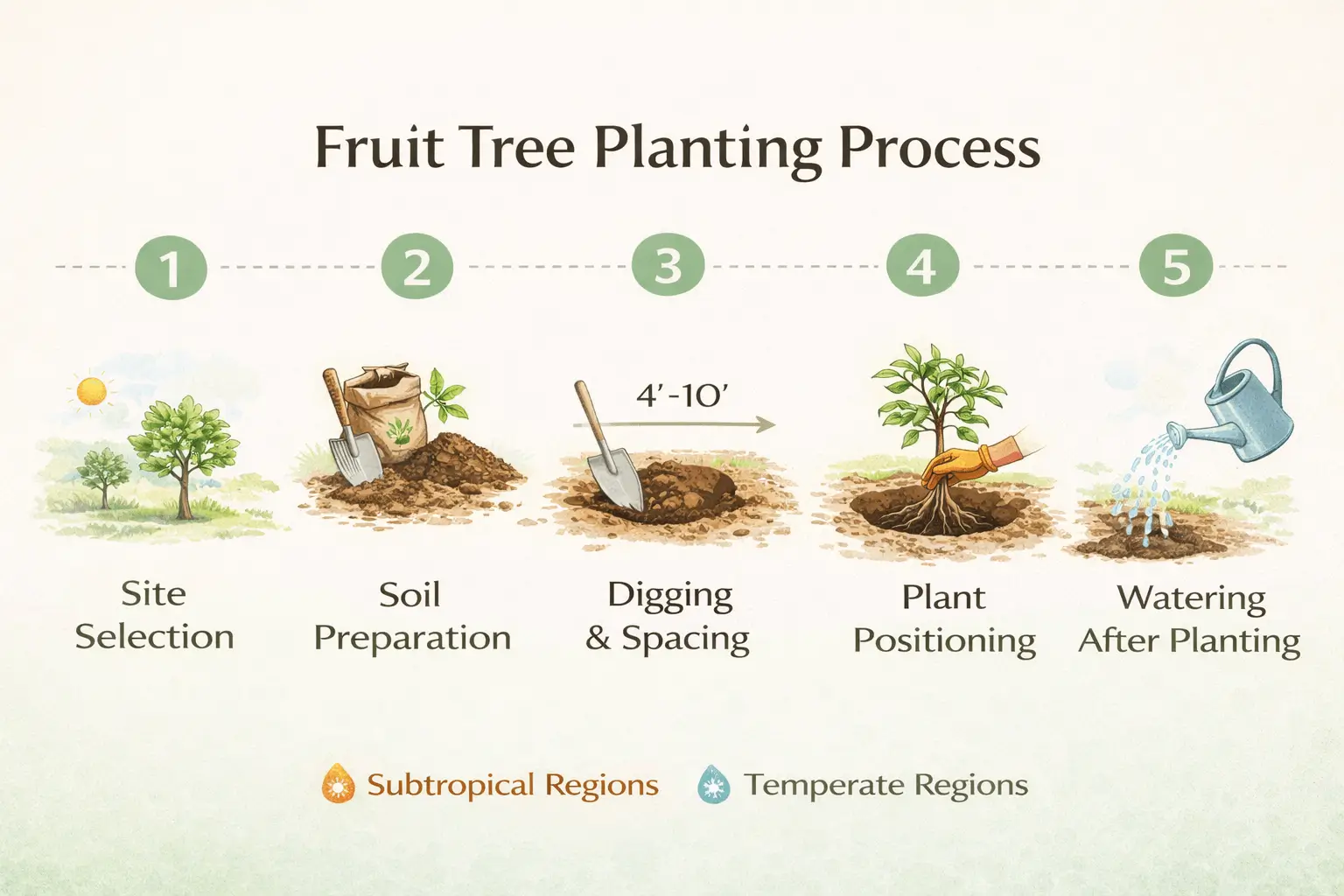 growing fruit trees