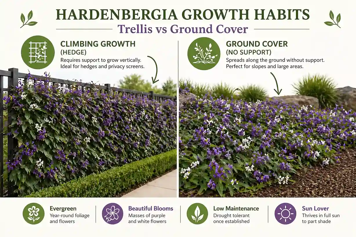 hardenbergia hedge