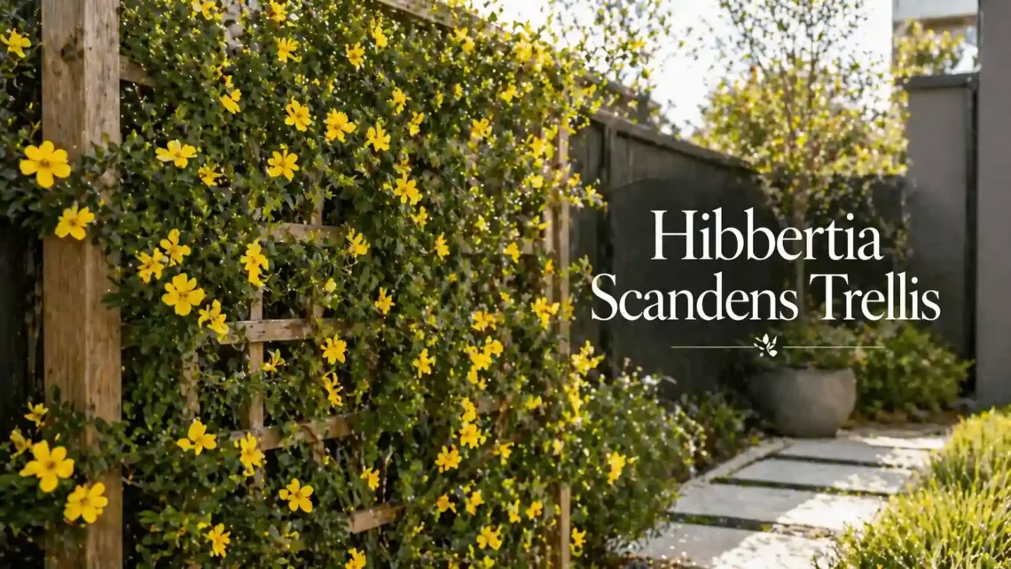 hibbertia scandens trellis