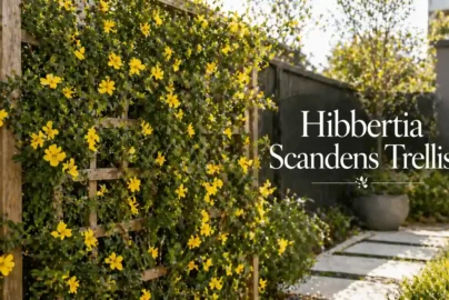 hibbertia scandens trellis