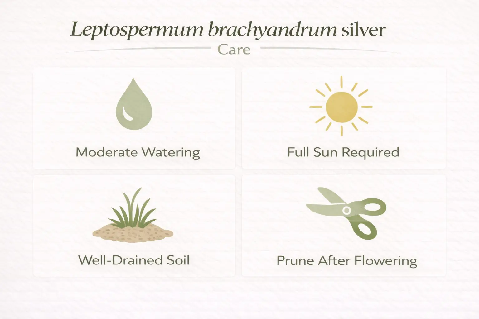 leptospermum brachyandrum silver