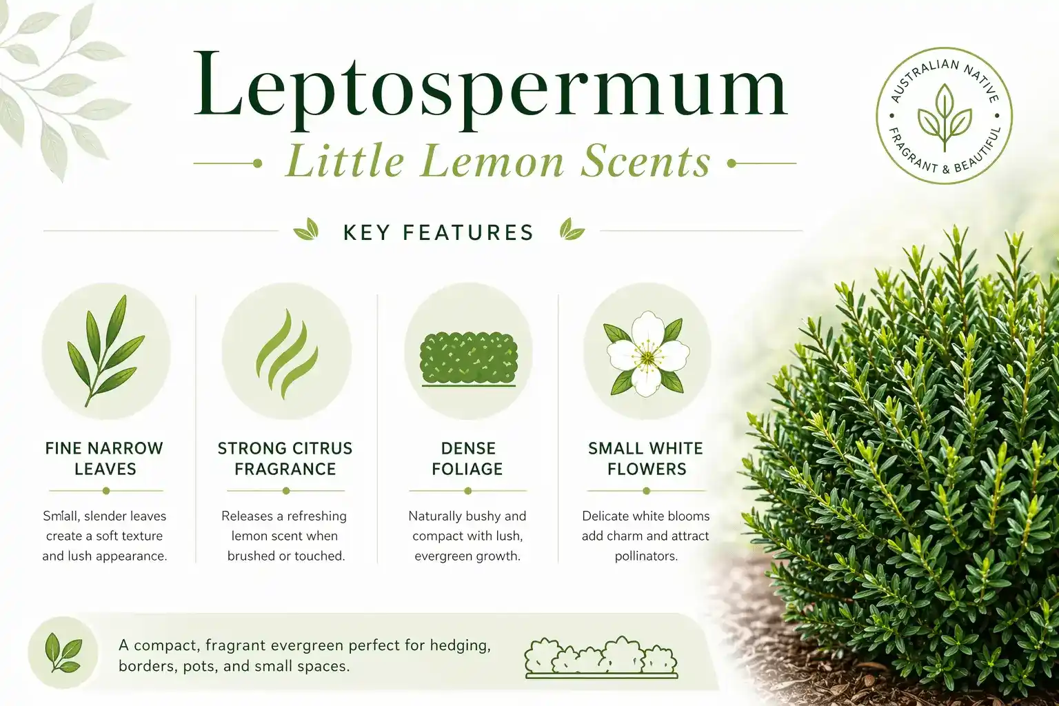 leptospermum little lemon scents