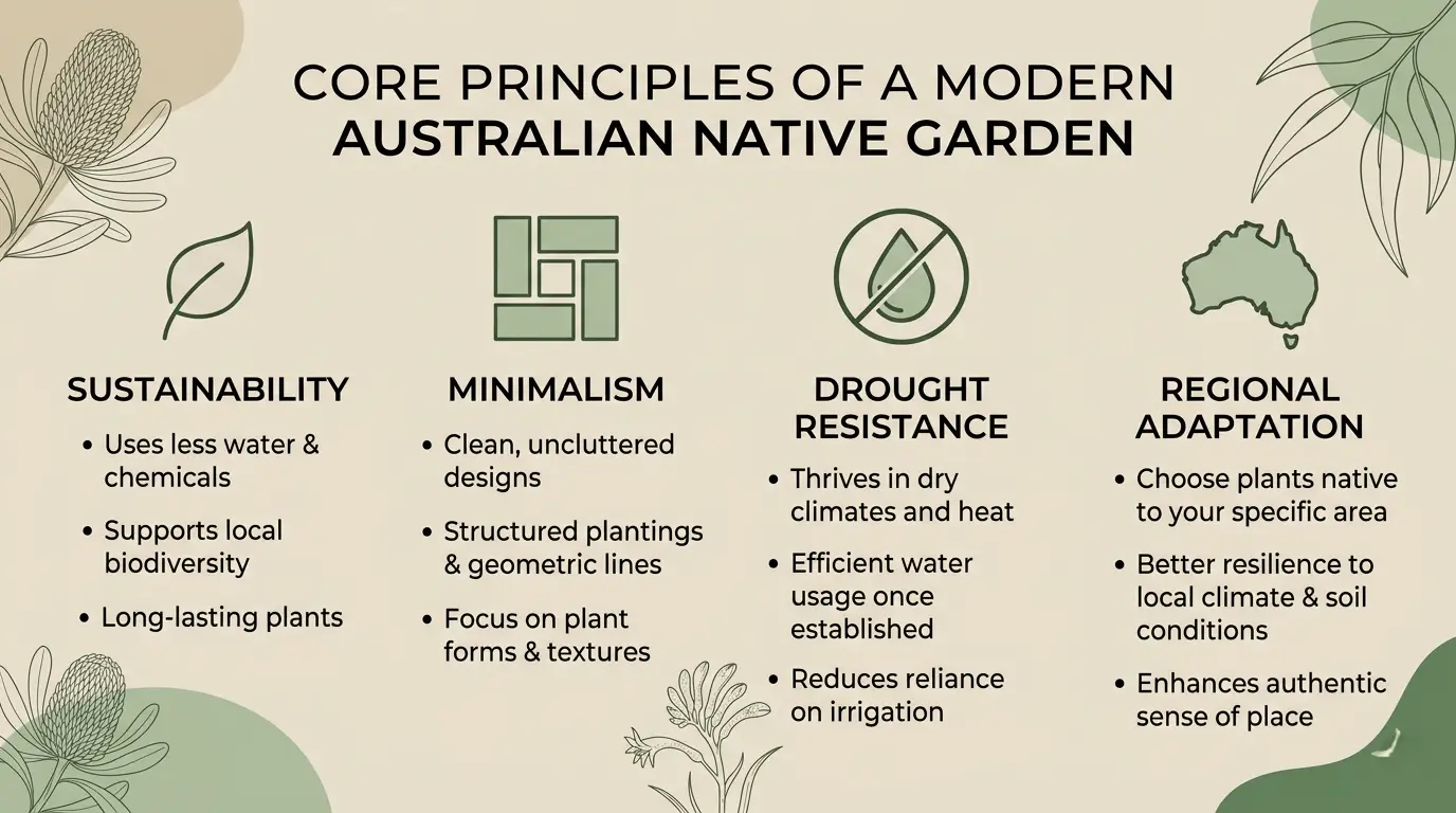 modern australian native garden