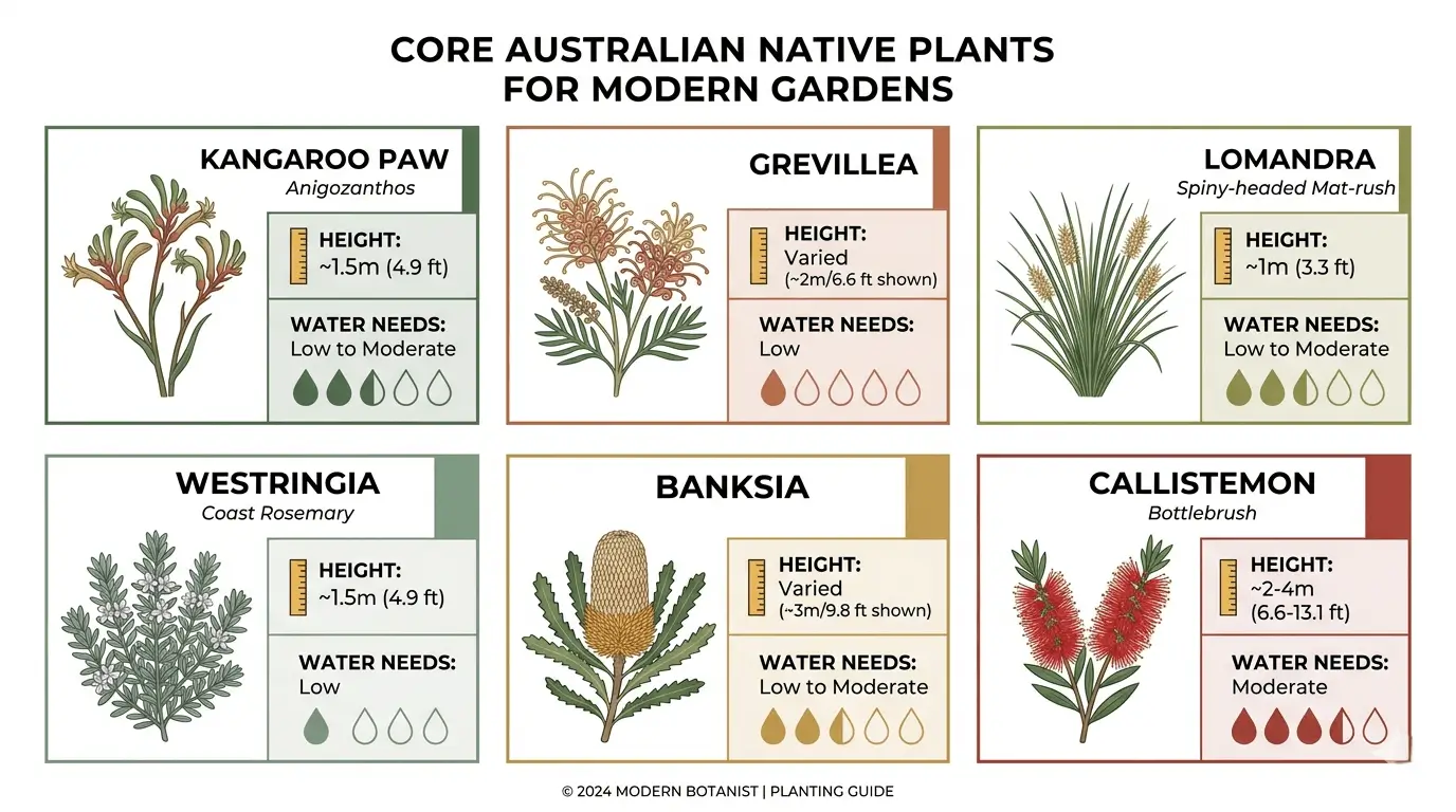 modern australian native garden