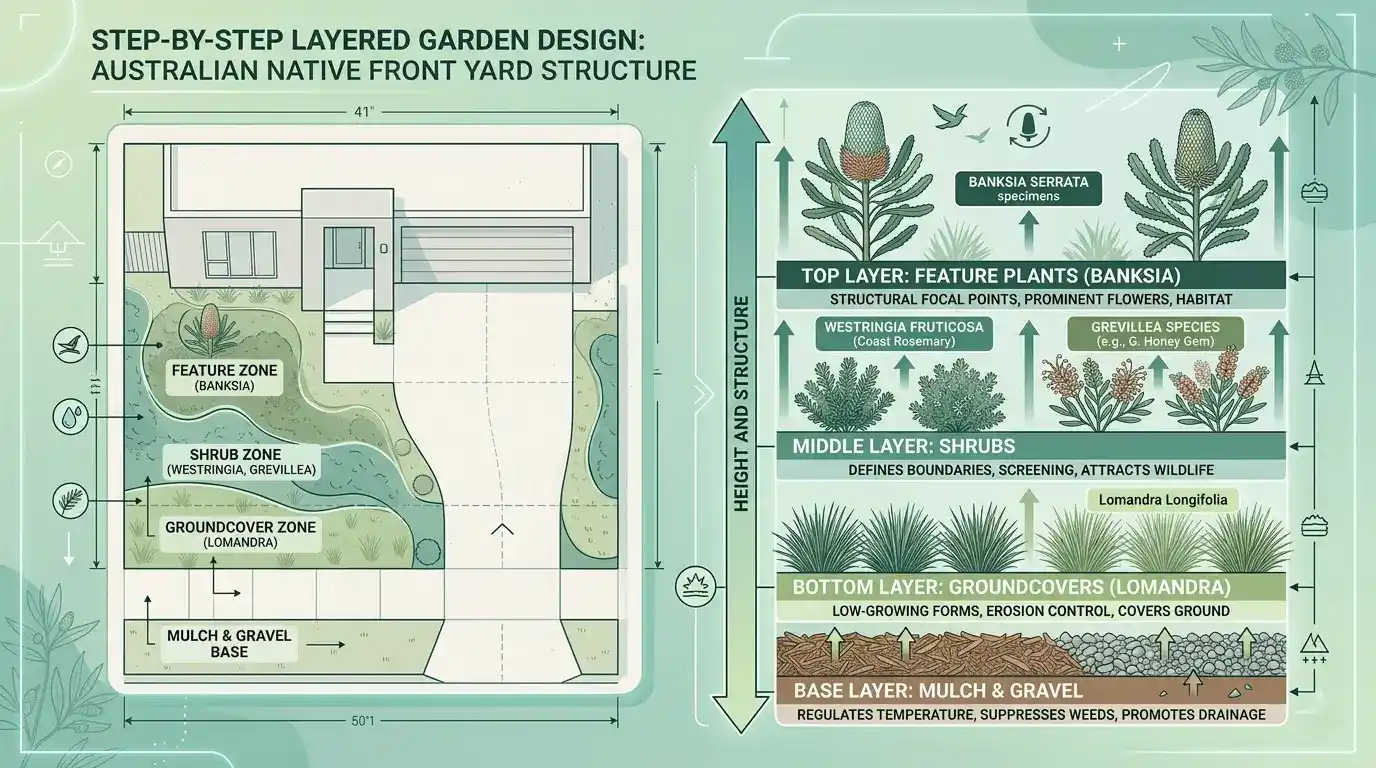 modern australian native garden