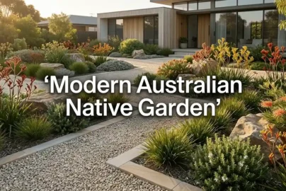 modern australian native garden