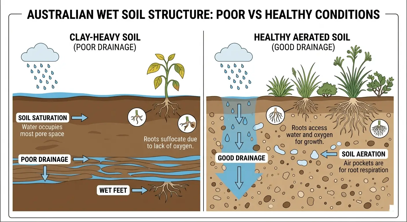 plants that like wet soil australia