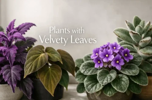 plants with velvety leaves