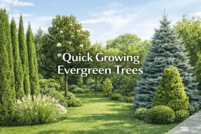 quick growing evergreen trees
