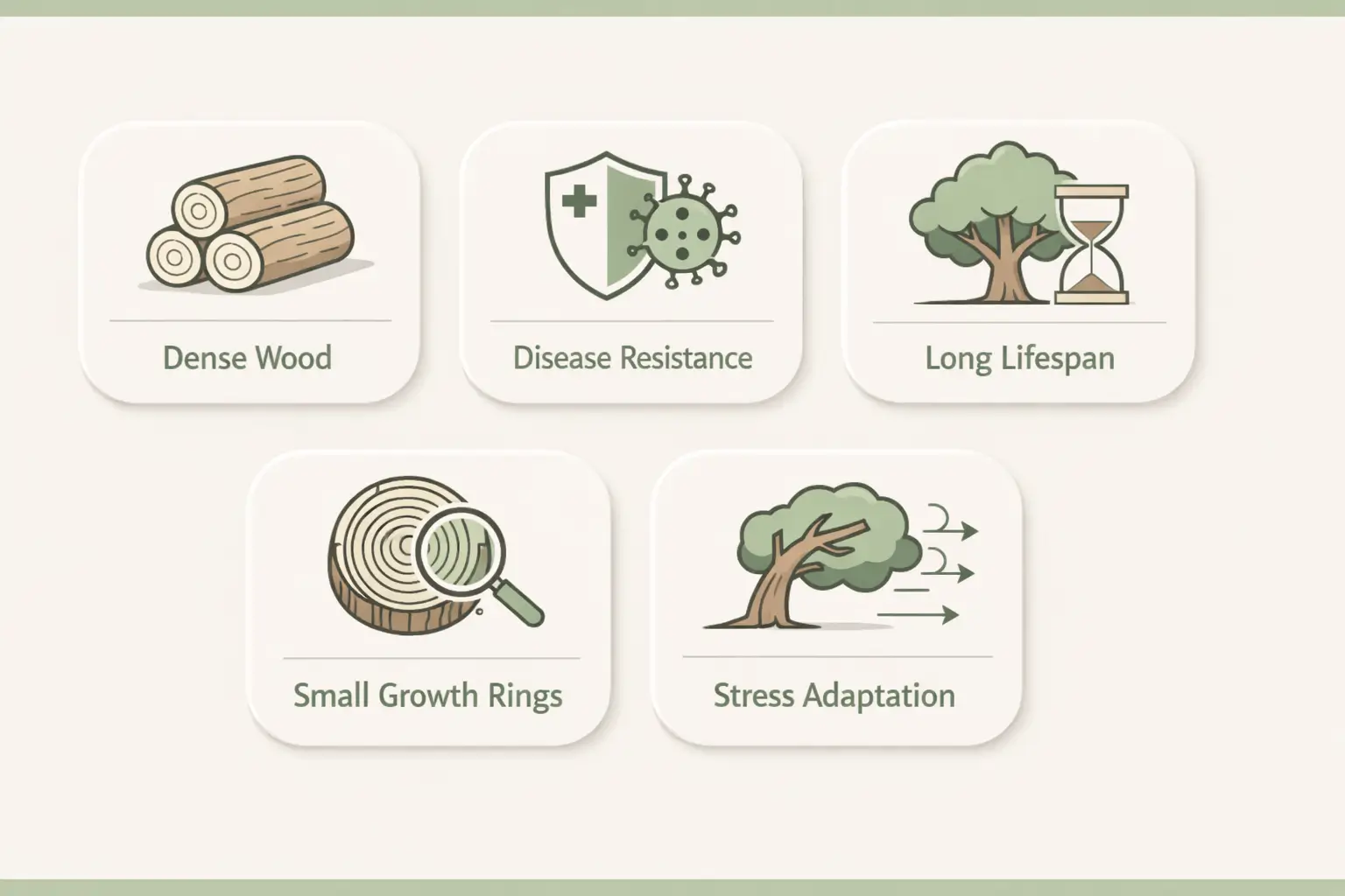 slowest growing tree