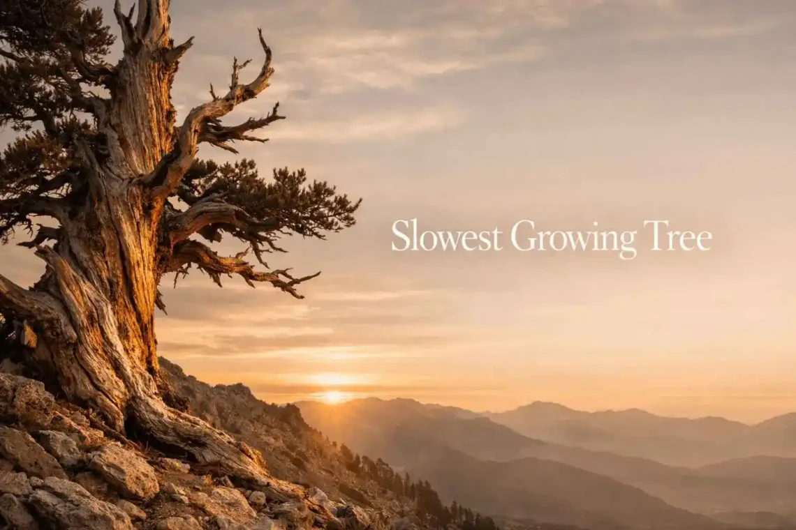 slowest growing tree