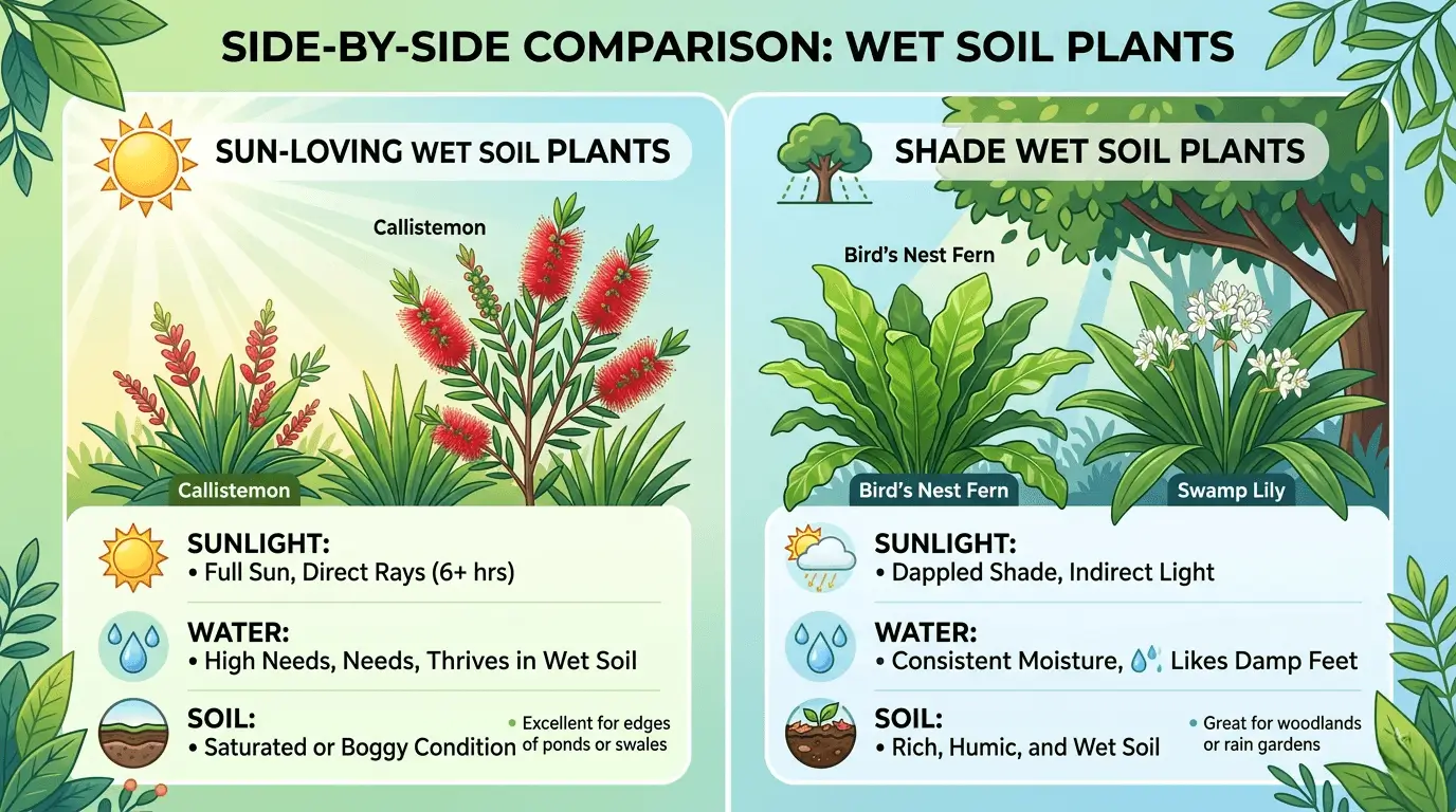 trees that like wet feet australia