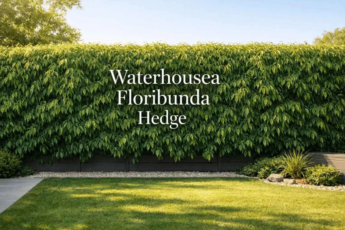 waterhousea floribunda hedge