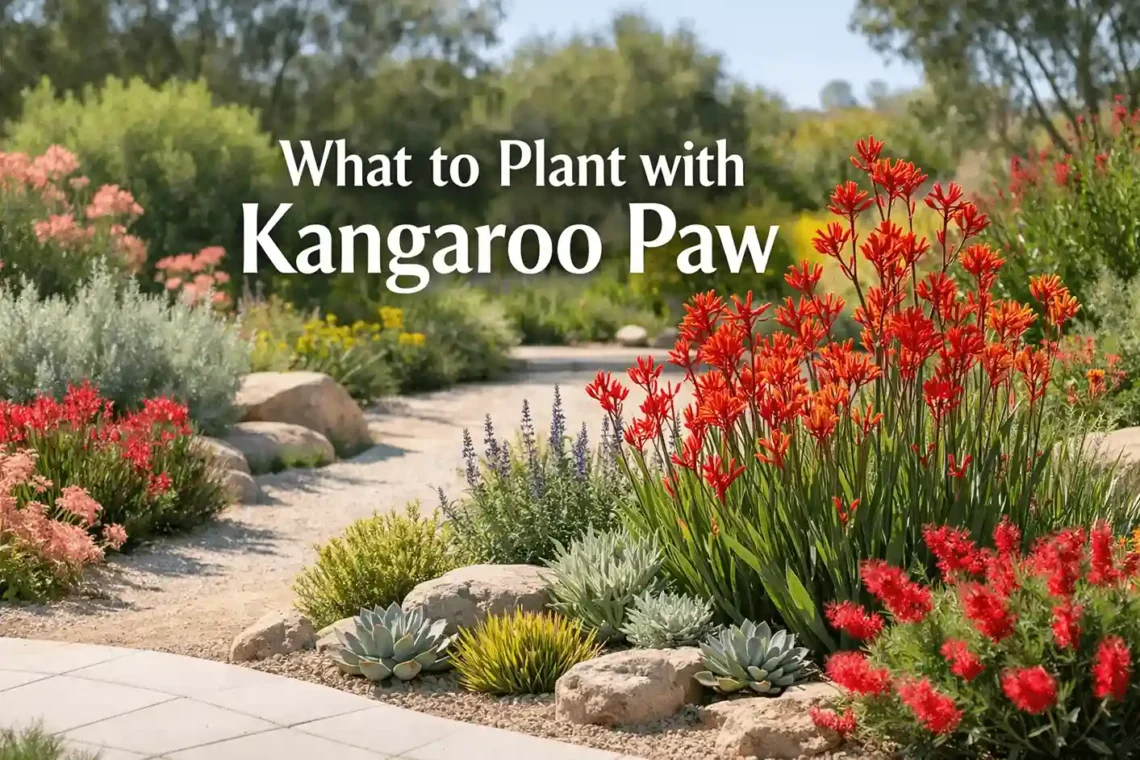 what to plant with kangaroo paw