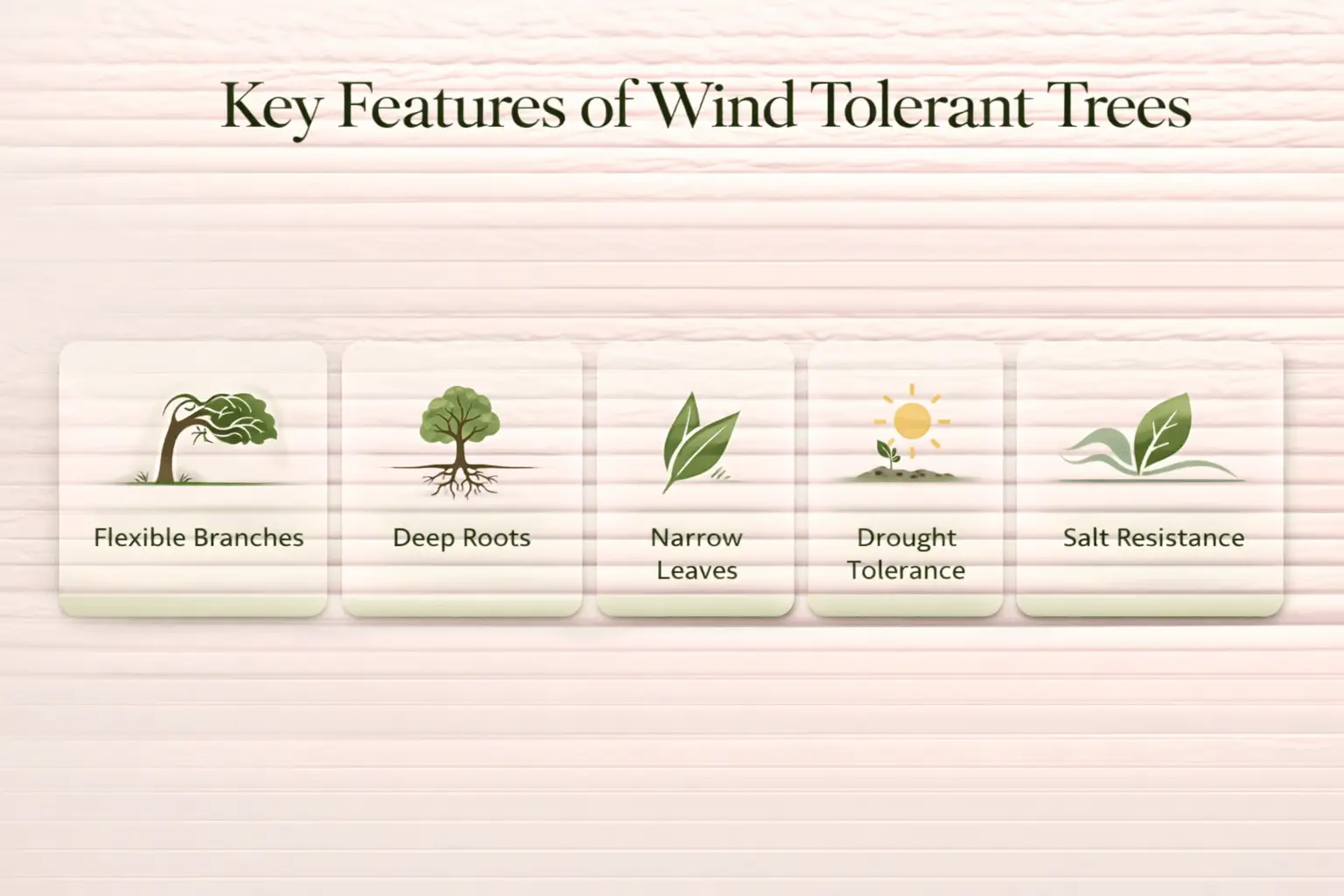 wind tolerant trees australia