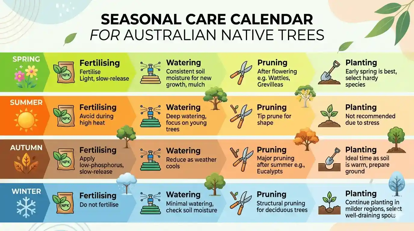Australian native garden trees
