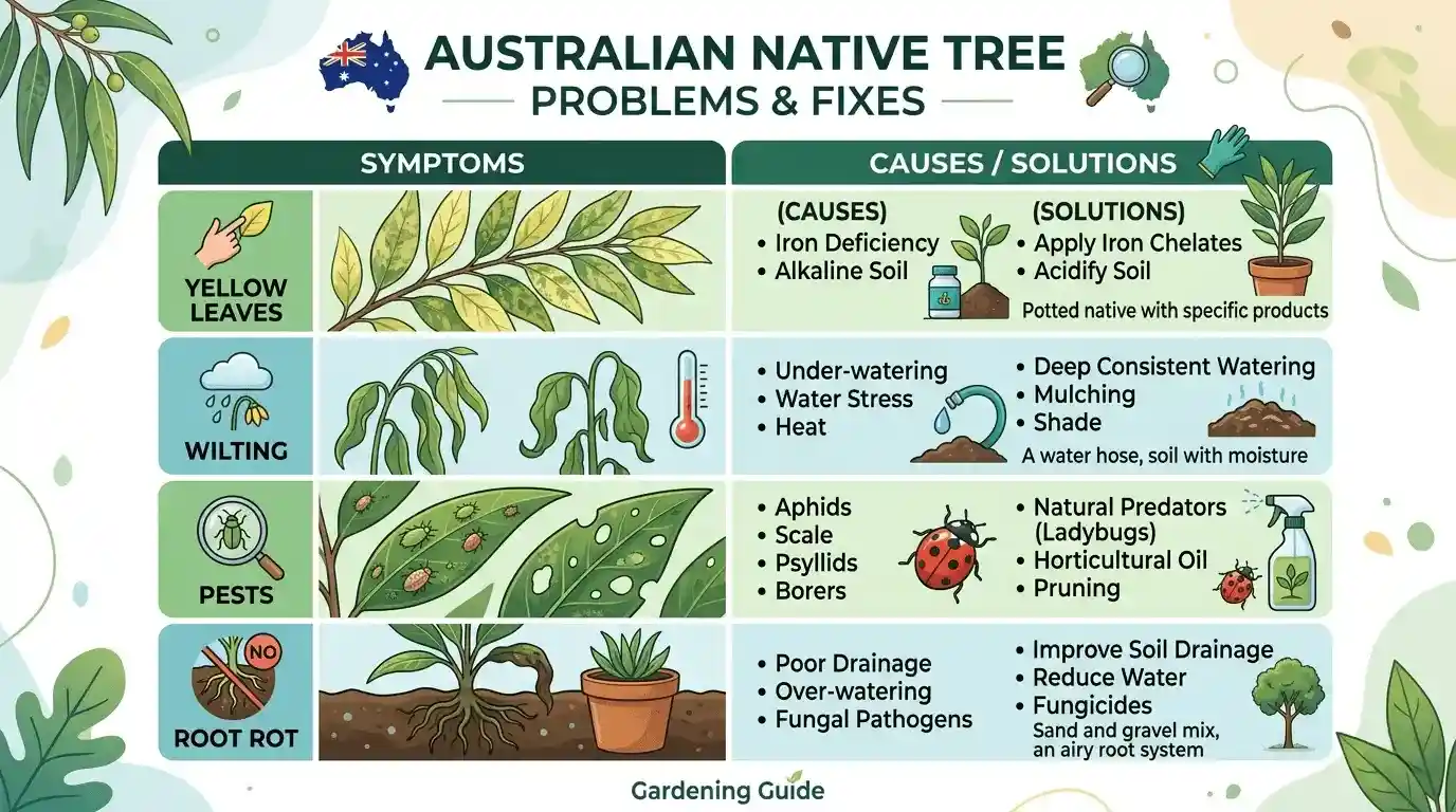 Australian native garden trees