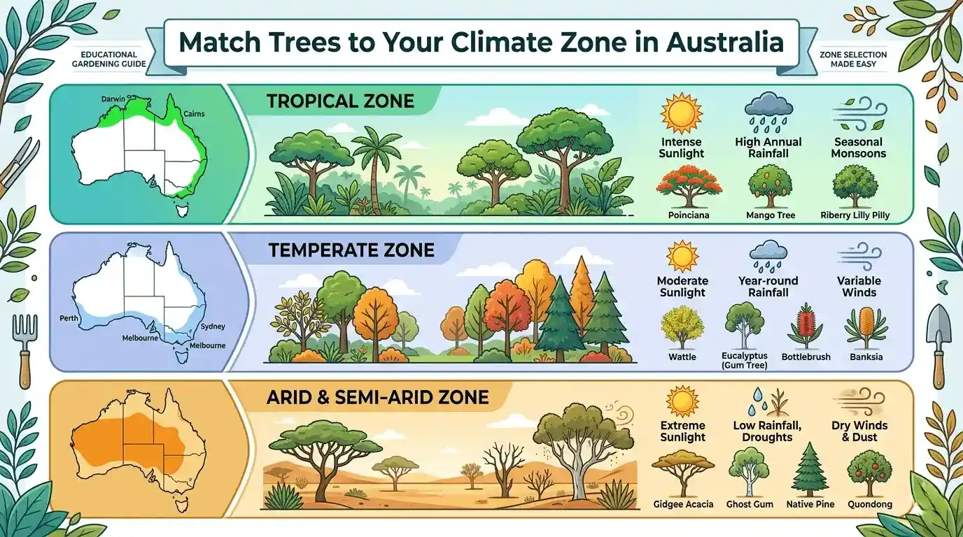 Australian native garden trees