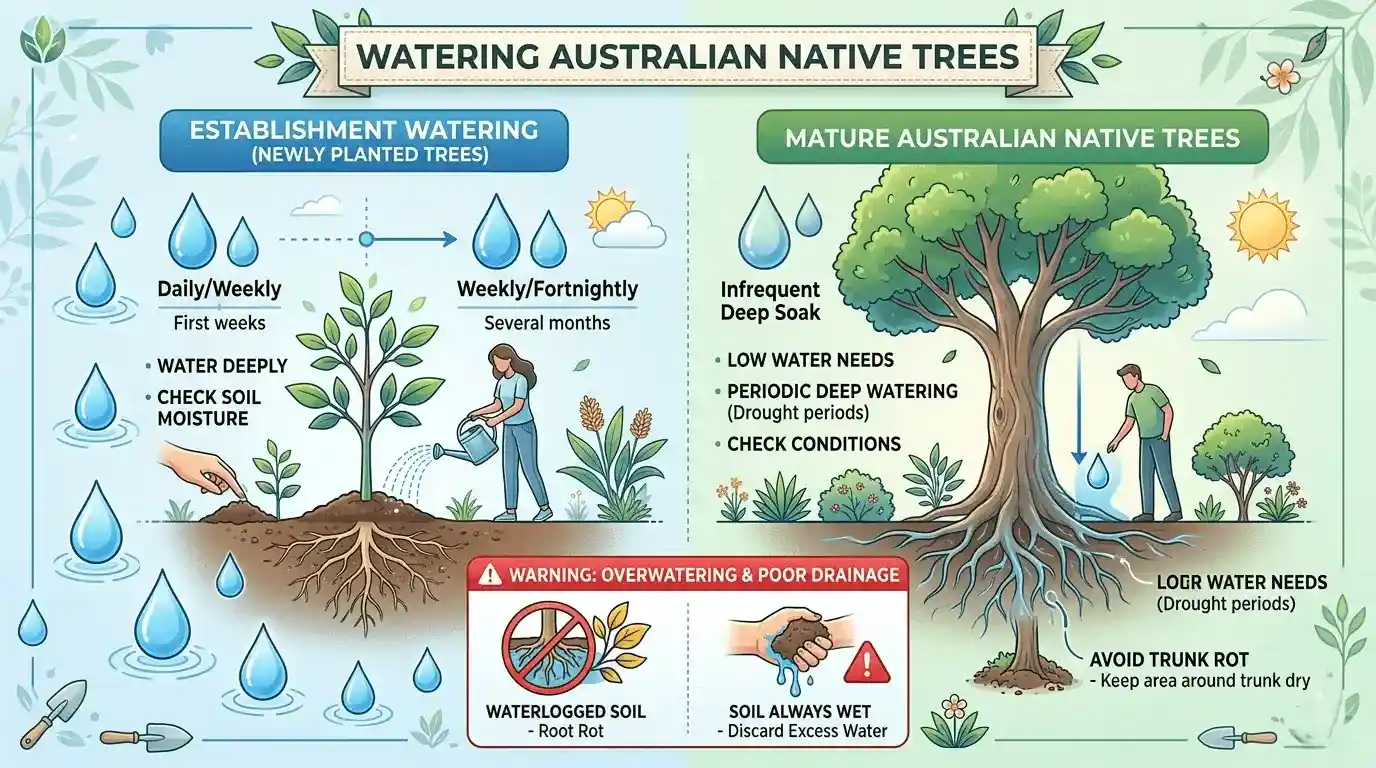 Australian native garden trees
