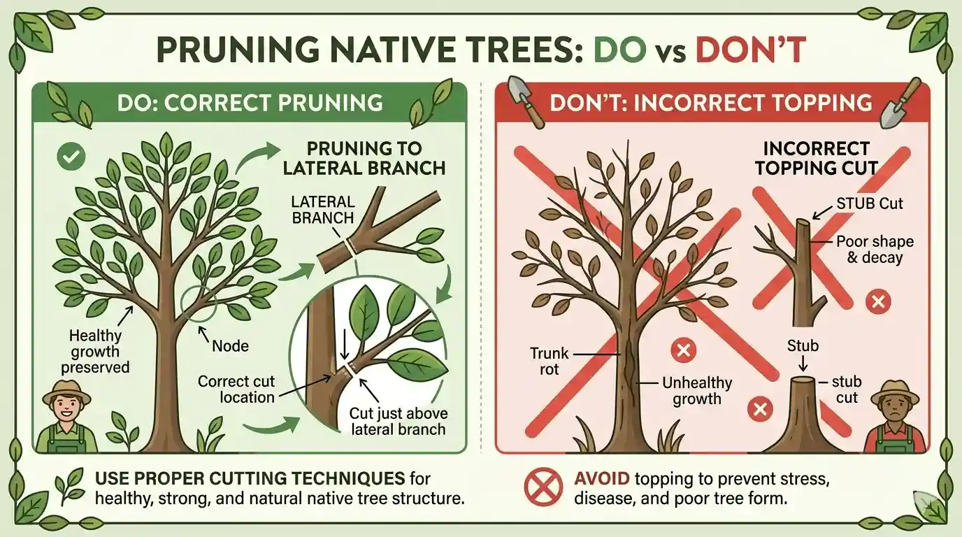 Australian native garden trees