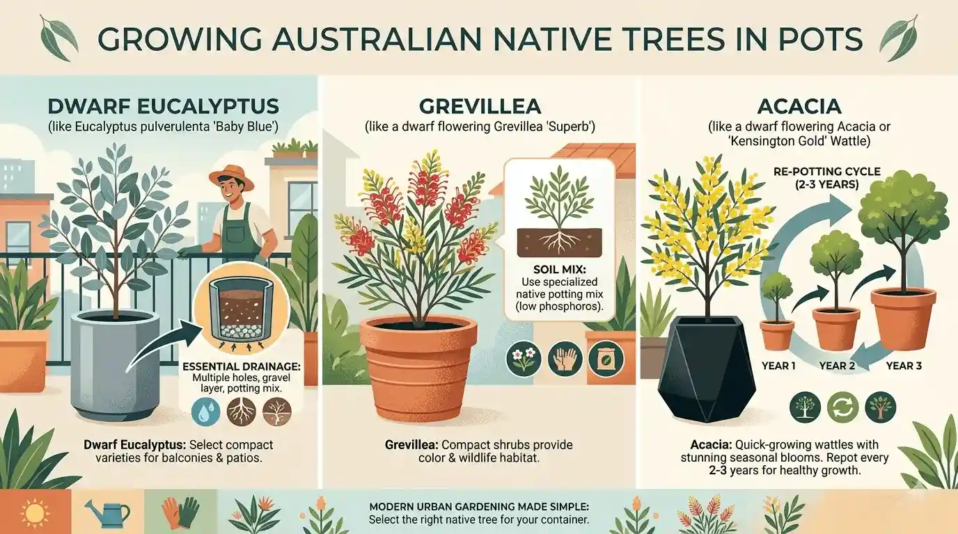 Australian native garden trees