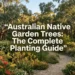 Australian native garden trees