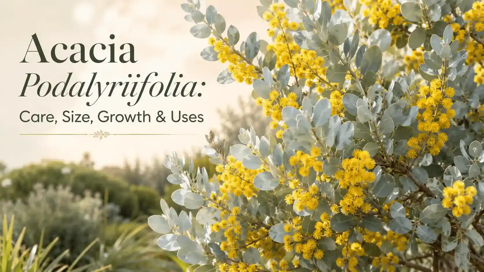 Acacia Podalyriifolia: Care, Size, Growth & Uses - Greenery Inside
