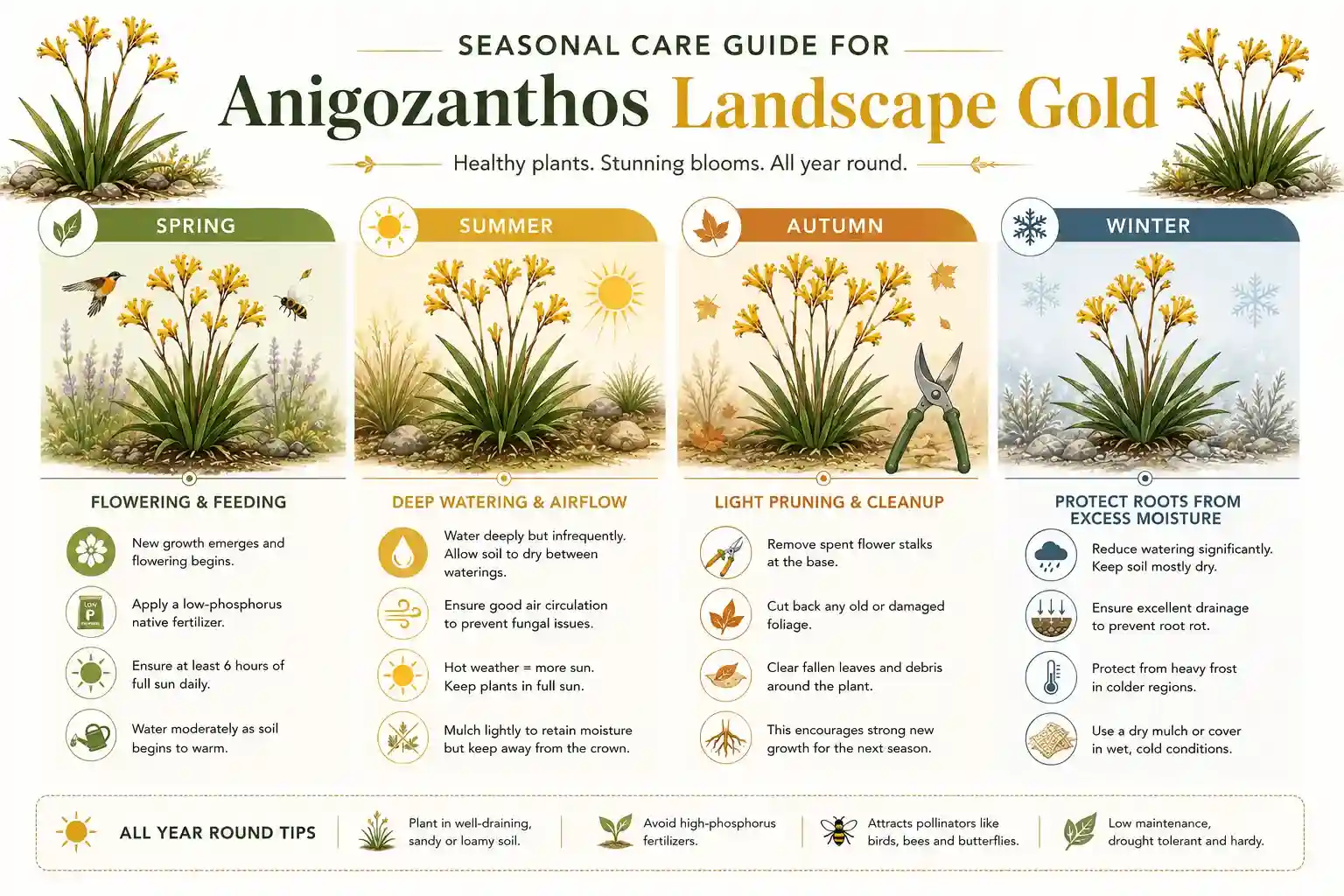 anigozanthos landscape gold
