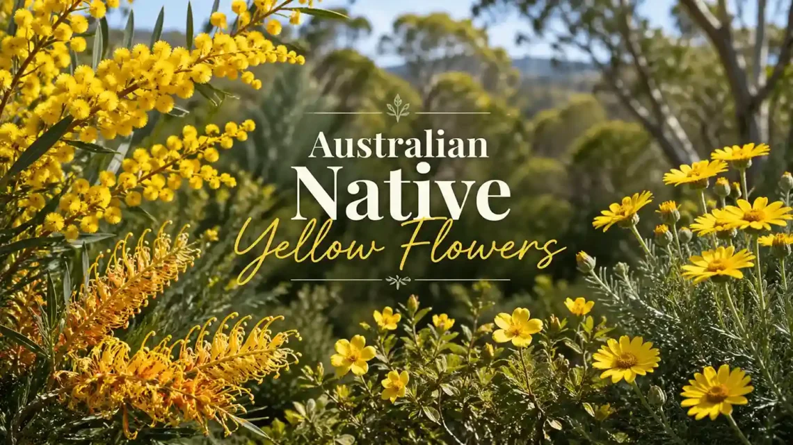 australian native yellow flowers