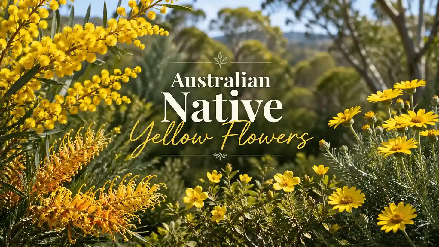 Native Flowers Names Australian Native Yellow Flowers: 8+ Essential Types - Greenery Inside