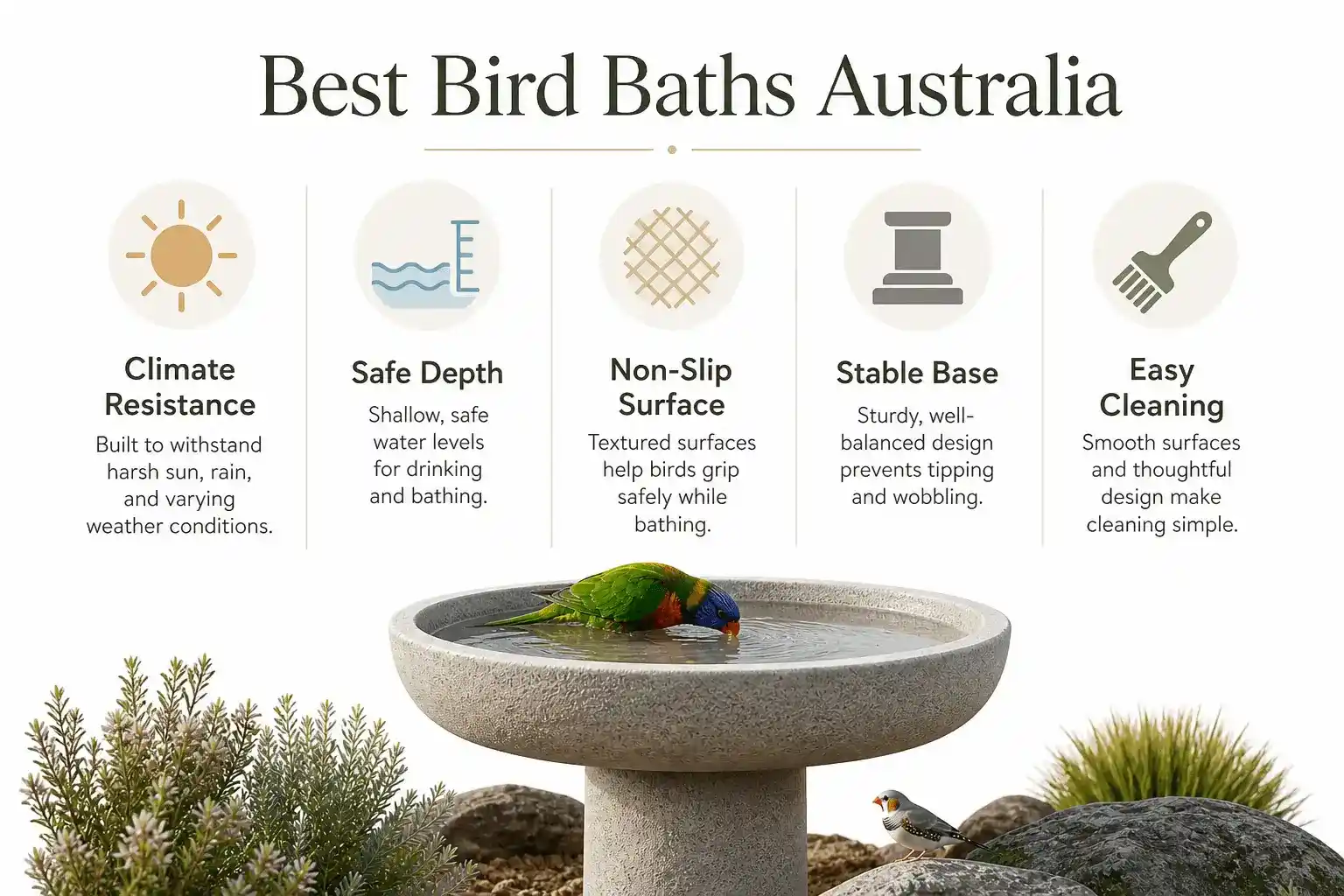 best bird baths australia