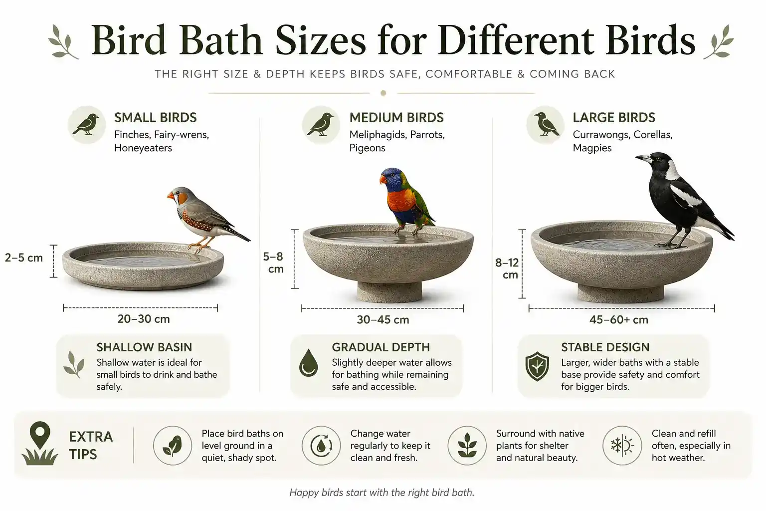 best bird baths australia